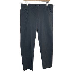 ZAC & RACHEL | Gray Solid Flat Front Pants | Size 14